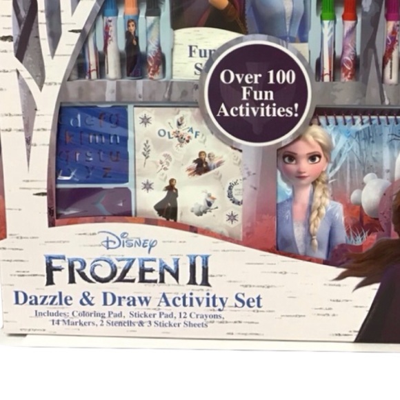 Disney’s Frozen II Dazzle & Draw Activity Set (NWT) - Picture 3 of 3